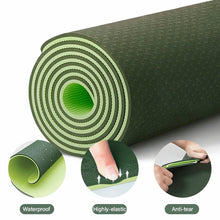 Load image into Gallery viewer, Double Layer Non-Slip Yoga Mat