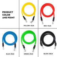 Load image into Gallery viewer, Heavy-Duty Resistance Bands - 11pc Set