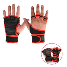 Load image into Gallery viewer, Weight Lifting Gloves w/ Wrist Support
